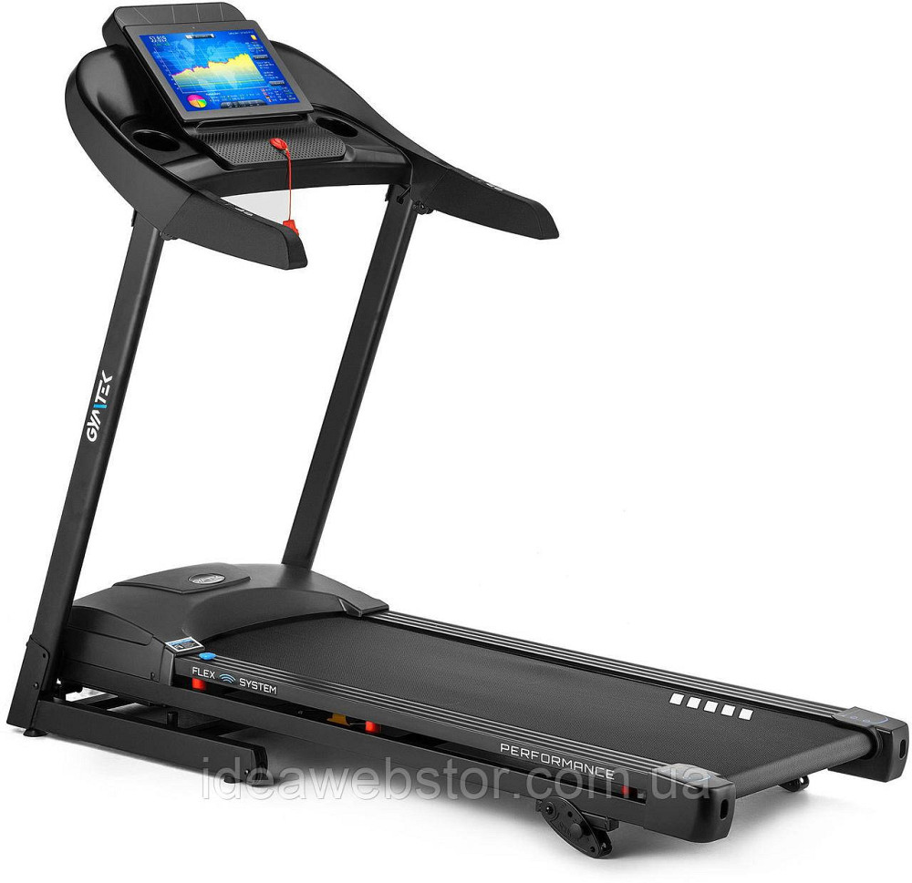 Беговая дорожка Gymtek XT600 электрическая складная для дома 16 км/ч с наклоном до 15% амортизацией 12 программ нагрузки до 140 кг Киев - изображение 8