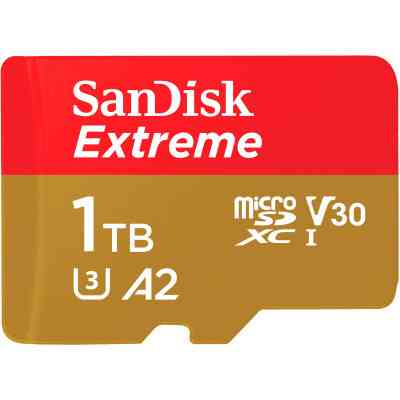 Карта памяти SanDisk 1TB microSD class 10 UHS-I U3 V30 Extreme (SDSQXAV-1T00-GN6MA) Винница