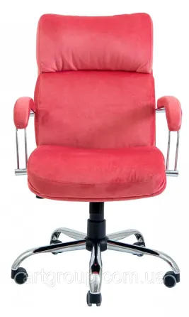 Офисное Кресло Руководителя Richman Dakota Lounge Coral Хром М2 AnyFix Алый Днепр