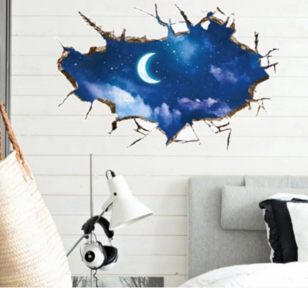 Декоративная наклейка Ночное небо Киев - изображение 5