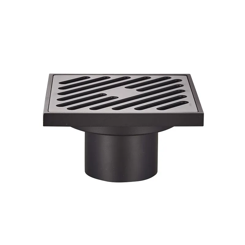 Душовий трап Koer FD10-100x100-180-Black (пряме відведення) (Чорний) (KR3414)  ( 12206 ) Харків - фото 1