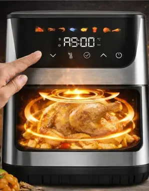 Аэрогриль-фритюрница SOKANY SK-10107 на 8,5 л 2000 Вт Коломия - фото 3