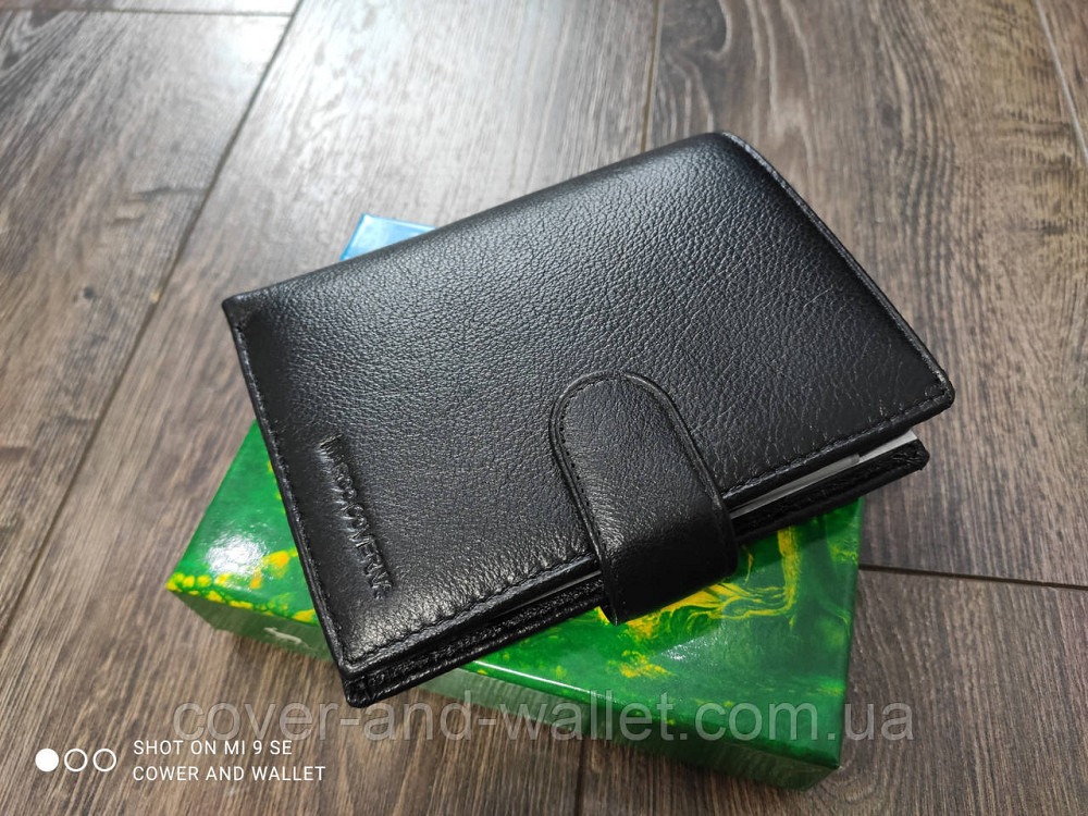 Чоловіче шкіряне портмоне з відділом для паспорта та документів Marco Coverna MC-2090-1 Київ - фото 1