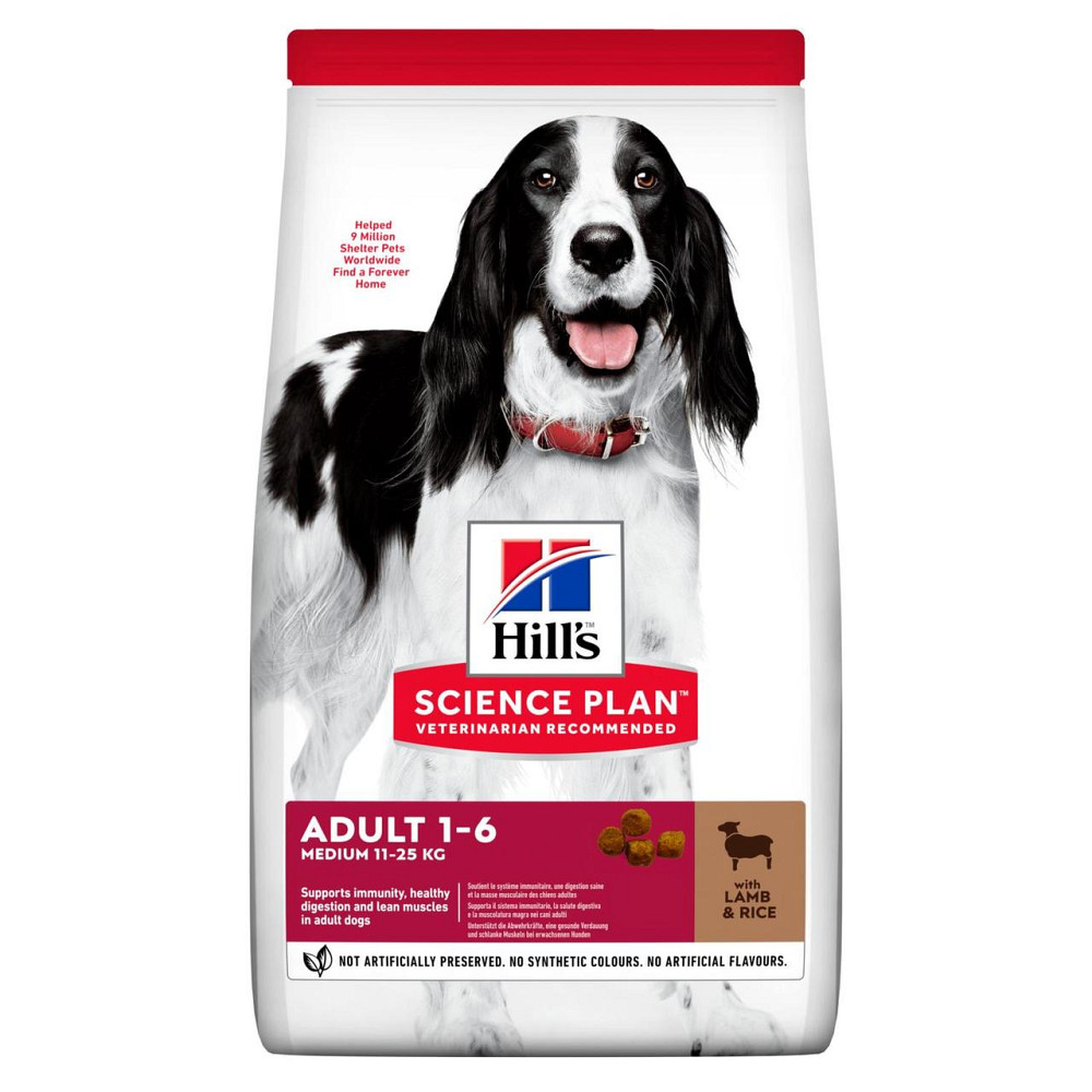 Hills Science Plan Canine Adult Medium Lamb Rice (Хиллс СП Канин для собак средних пород 1-6 лет Ягненок Рис) 14 кг Запорожье - изображение 1