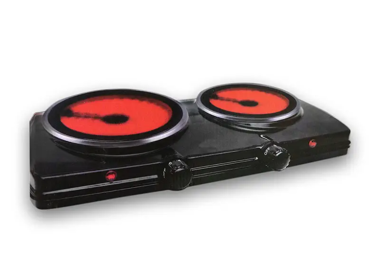 Настільна склокерамічна плитка інфрачервона Domotec MS-5852 2кф 2100Вт Чорний 6814 Одеса - фото 6