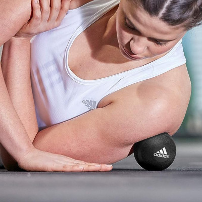 Масажний м&apos;яч Adidas Massage Ball ADTB-11607 8,3 см Чорний (885652003599) Вінниця - фото 2