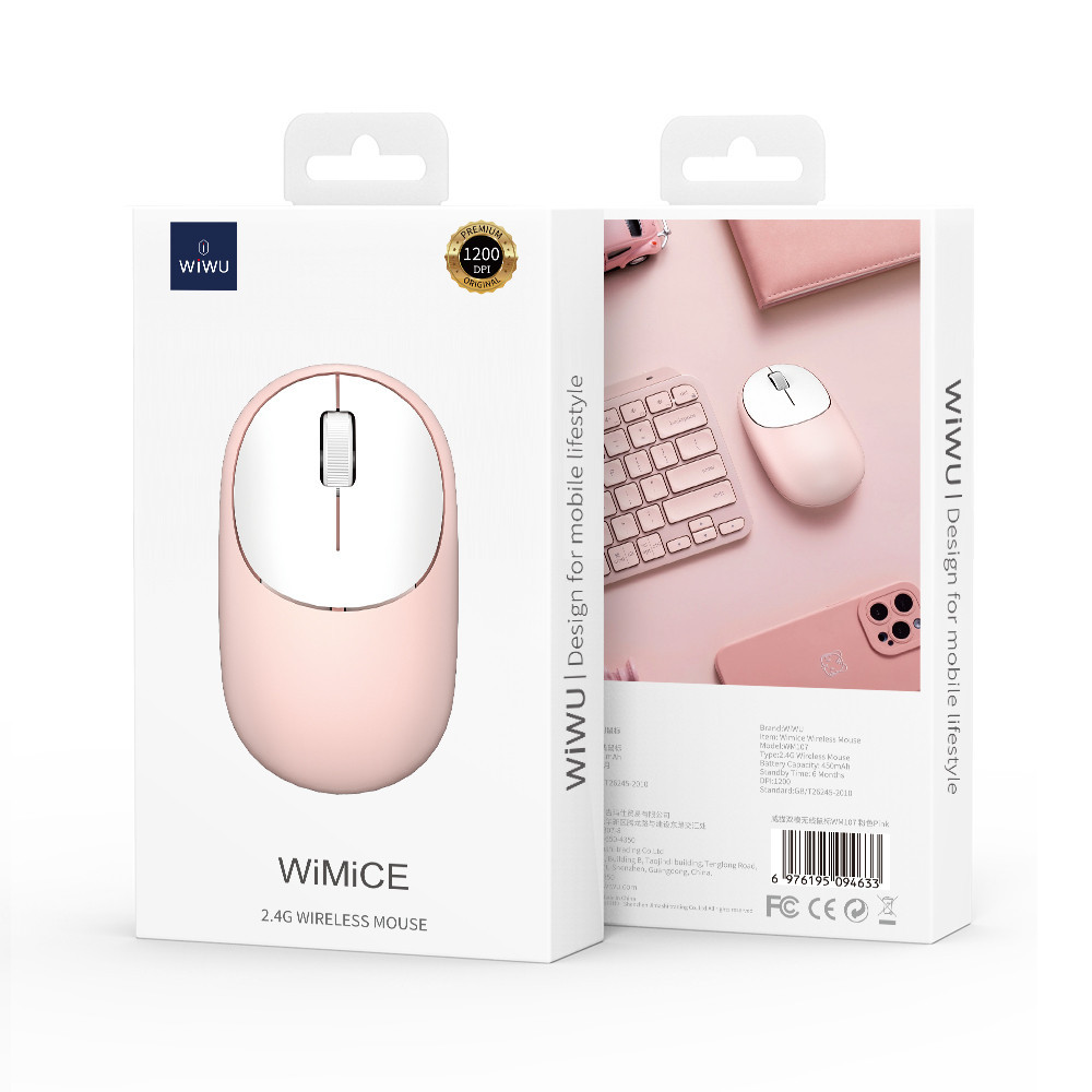 Маніпулятор миша бездротова WIWU WiMiCE 2.4G Wireless Mouse WM107 Black Одеса - фото 2