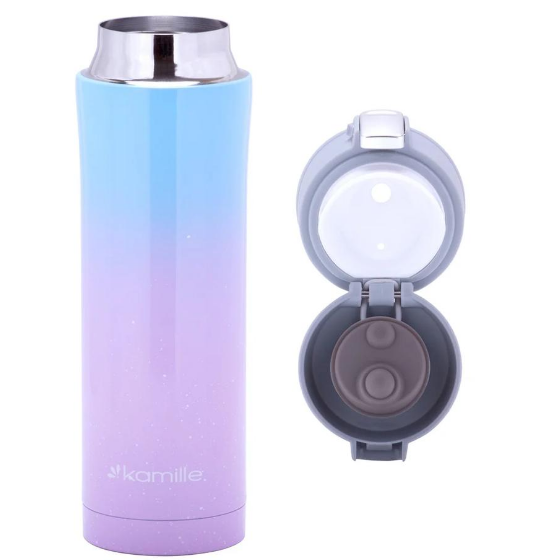 Термос 450мл нержавіюча сталь (мікс) KAMILLE 2095 Житомир