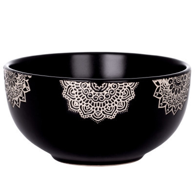 Салатник Limited Edition Kora 540 мл Чорний (JH1343-1) Вінниця - фото 1