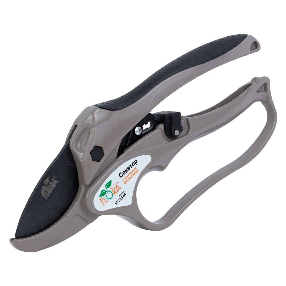 Flora Секатор с храповым механизмом 205мм нержавеющая сталь FLORA (5021344) Киев - изображение 7