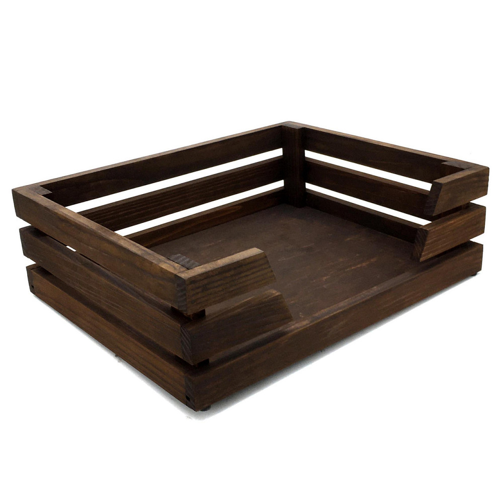 Лежак деревянный для собаки 