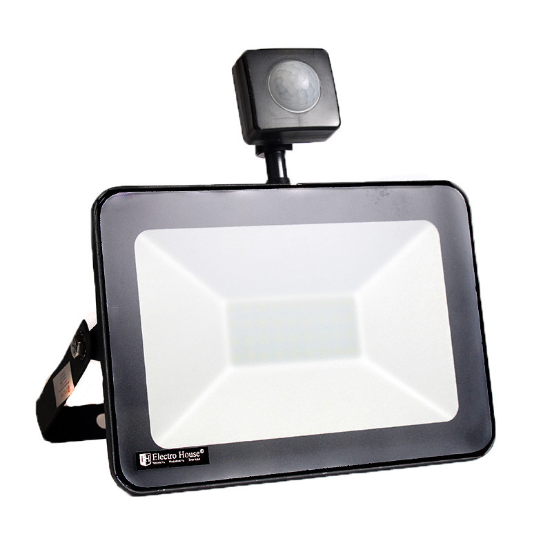 Прожектор с датчиком движения led 30 Вт 6500К ElectroHouse Киев - изображение 1