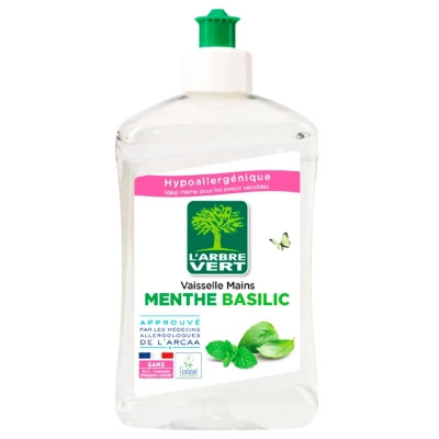 Засіб для ручного миття посуду L&apos;Arbre Vert М&apos;ятний базилік 500 мл (3450601023897/3450601047114) Вінниця - фото 1