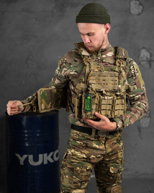 Тактична плитоноска з двома точками швидкого скидання Мультикам Asdag мультикам ОЛ2725 Одеса - фото 1