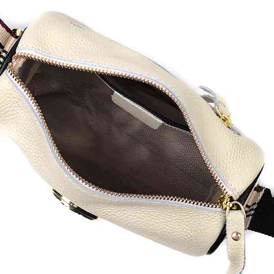 Изумительная сумка для стильных женщин из натуральной кожи Vintage 22264 Белый Киев