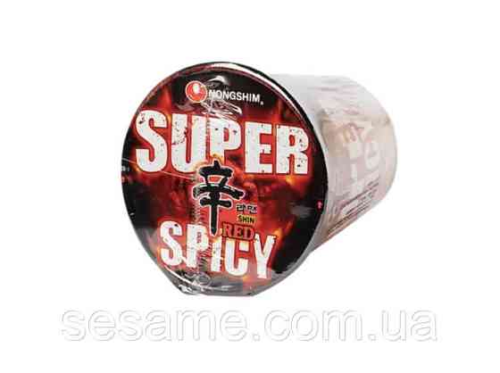 Локшина швидкого приготування шин дуже гостра Shin Red Super Spicy NONGSHIM 120 г Харків