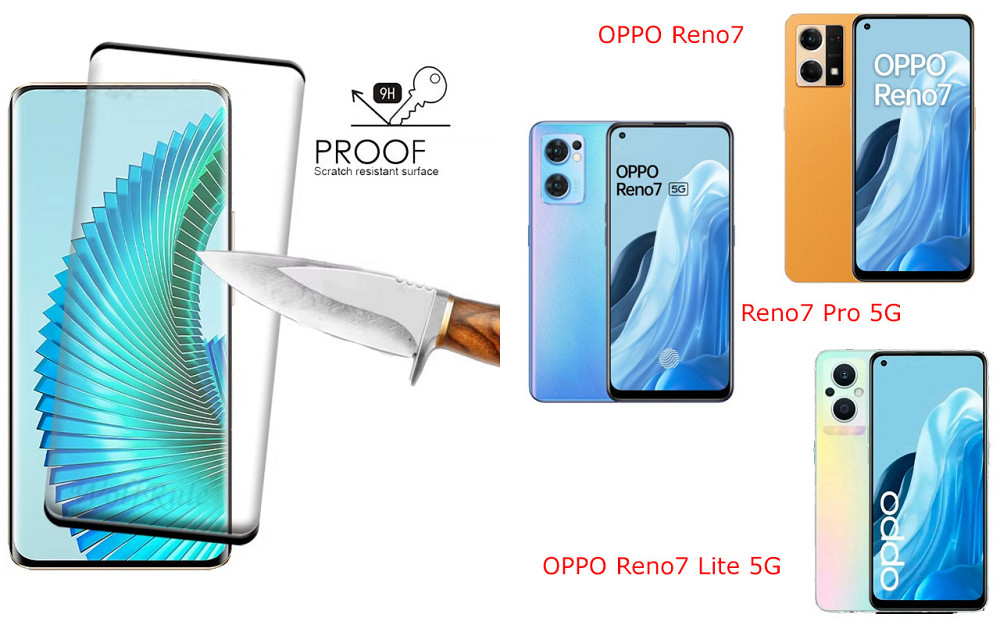 Захисне скло HyperGlass Pro для OPPO Reno7, Reno7 Pro 5G, Reno7 Lite 5G – максимальна чутливість та захист Київ - фото 1