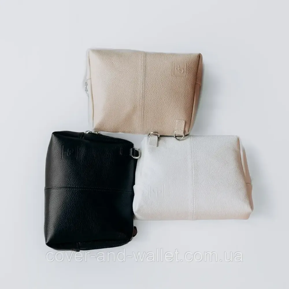 Стильная женская сумка кросс-боди из натуральной кожи бежевого цвета Grande Pelle 702743 Киев - изображение 7