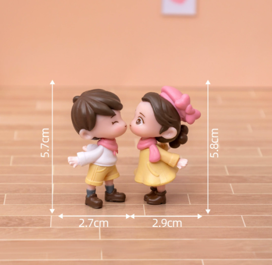 Мініатюрні фігурки дітей 2 шт 5.8 х 2.9 см Перше побачення Одеса