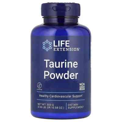 Витаминно-минеральный комплекс Life Extension Таурин в порошке, Taurine Powder, 300 гр (LEX-13330) Винница
