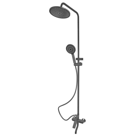 Душова колона зі змішувачем Plamix Lucas-009-J Graphite (Колір графіт) (PM6102)   ( 27197 ) Харків