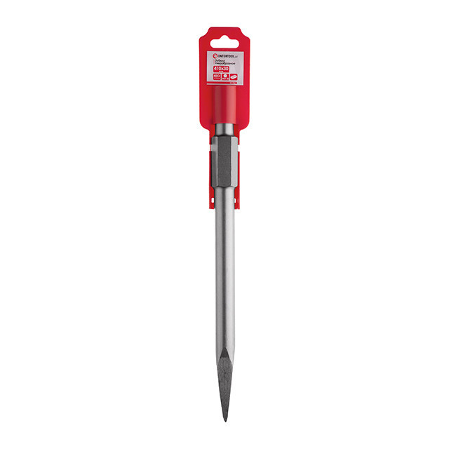 Зубило пікоподібне, HEX, 410×30 мм INTERTOOL SD-0461 Киев - изображение 3