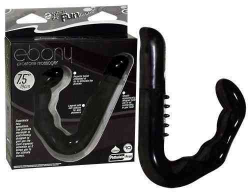 Массажер простаты Ebony Prostate Massager black Sex Aura Киев