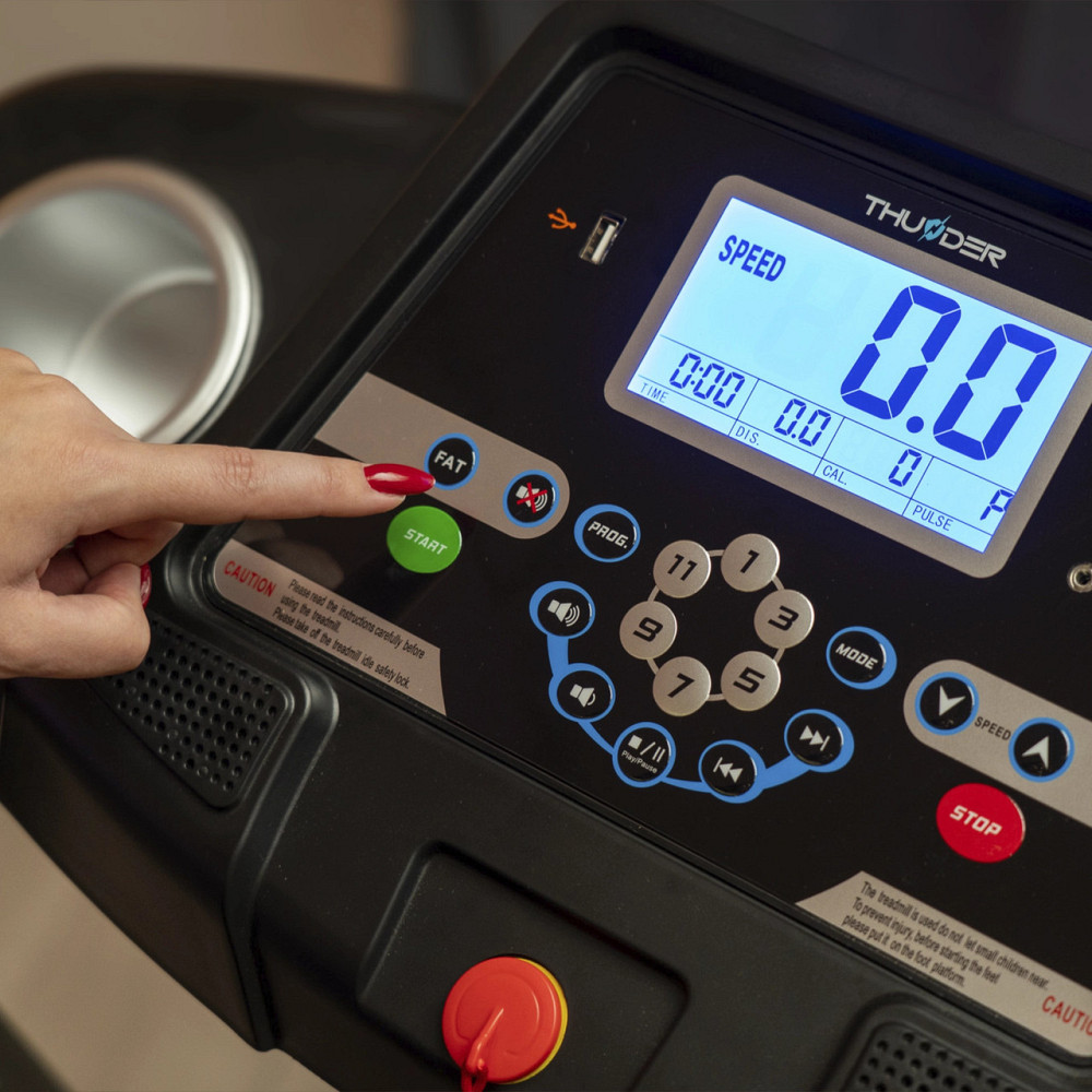 Бігова доріжка електрична THUNDER ICON-BLUE Київ - фото 5