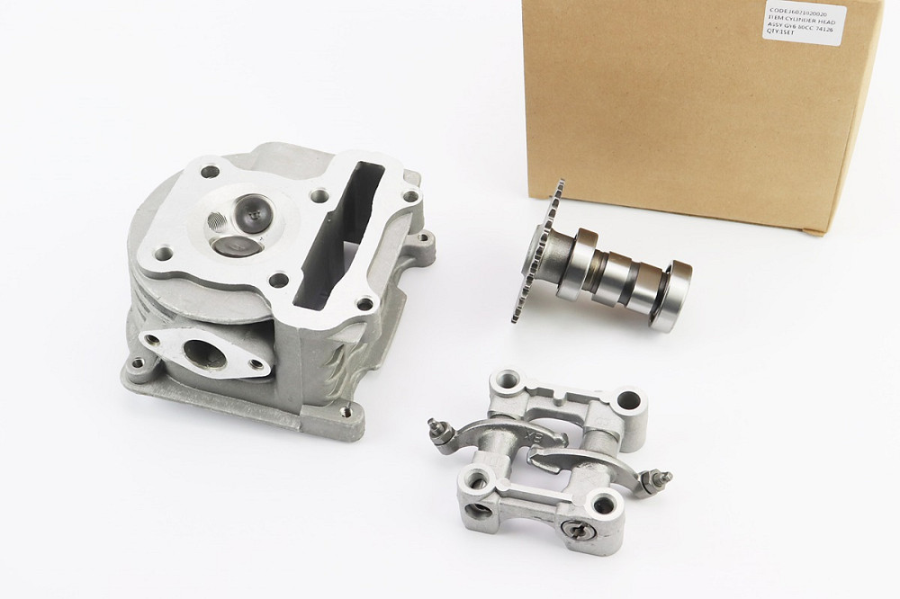 Головка циліндра + клапана + пастель + розподільний вал у зборі 47мм-80cc Київ - фото 1