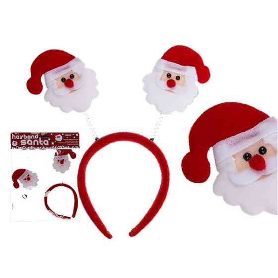 Обруч на голову Санта Ровно