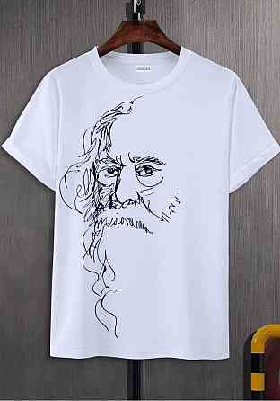 Футболка женская с принтом  46 Белая 2664084972 Днепр