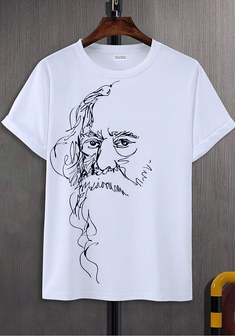 Футболка женская с принтом  46 Белая 2664084972 Днепр - изображение 1