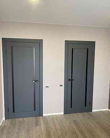 Двері екокошпон, Полотно, серія Millenium (ML-62) Темно сірий Київ