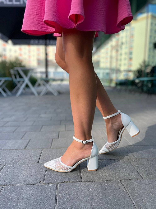 SMALL SWAN Босоніжки жіночі SMALL SWAN L11-274-2 білі (літо, еко-шкіра) (5897) Коломия - фото 4