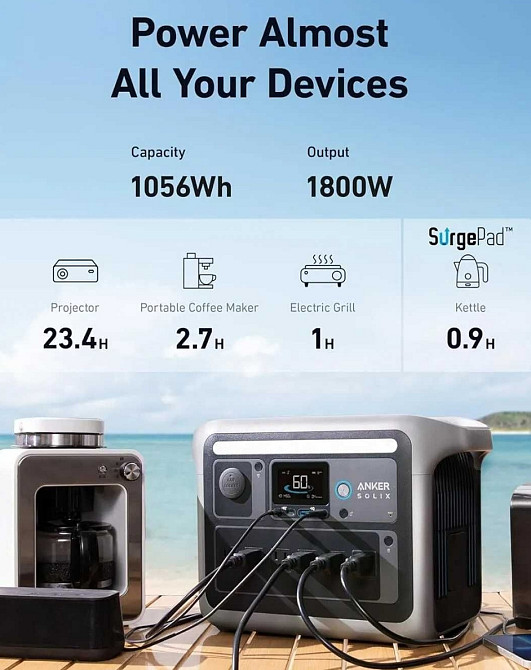 Зарядна станція Anker SOLIX C1000 / C1000X Нова Харків - фото 3