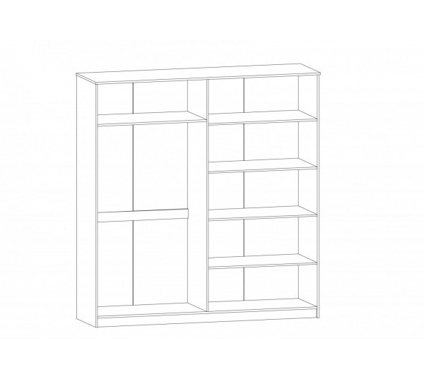 Шкаф 4Д Маркос дуб самоа Львів - фото 2