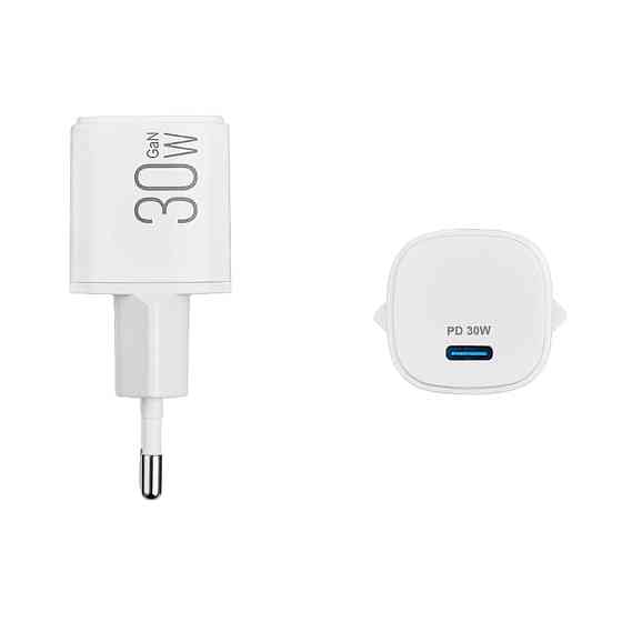 Сетевое зарядное устройство Brevia ePowerGaN PD30W USB-C белый Львов