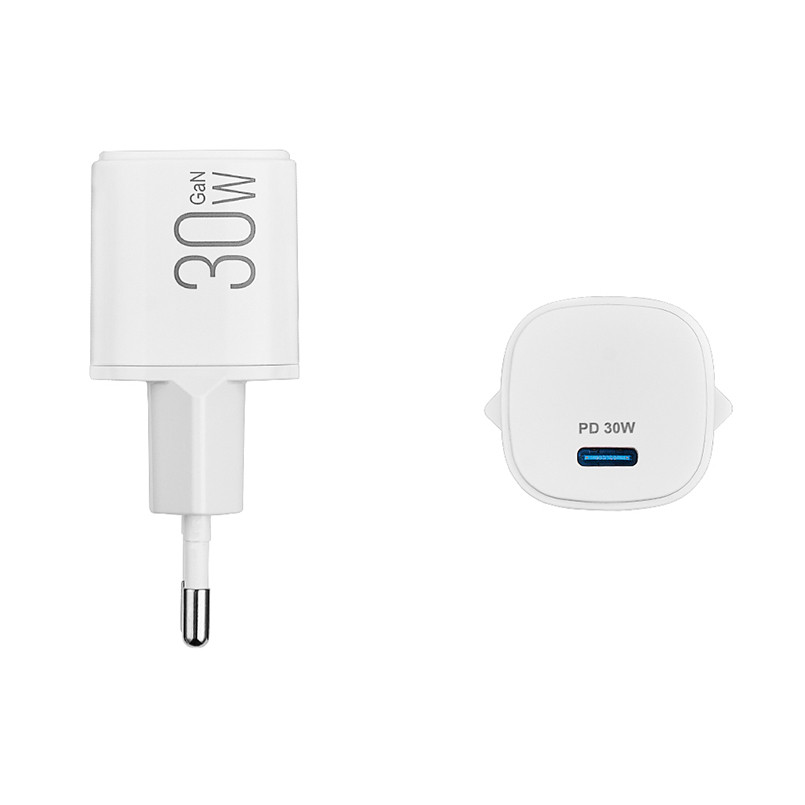 Сетевое зарядное устройство Brevia ePowerGaN PD30W USB-C белый Львов - изображение 3