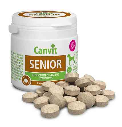 Canvit Senior (Канвіт Сеньєр) вітамінна харчова добавка для собак віком від 7 років 100 р. Запоріжжя