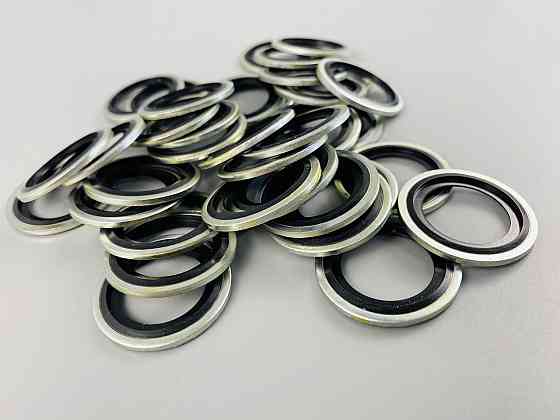 Шайба з гумовим кільцем NBR всередині 24 мм, для гідравліки, олії, води, повітря. Мукачево