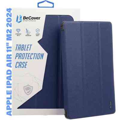 Чехол для планшета BeCover Tri Fold Hard TPU Apple iPad Air 11" M2 2024 Deep Blue (711401) Винница