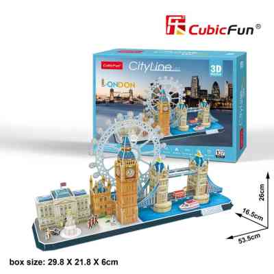 Пазл Cubic Fun Тривимірний пазл CityLine London (MC253h) Вінниця