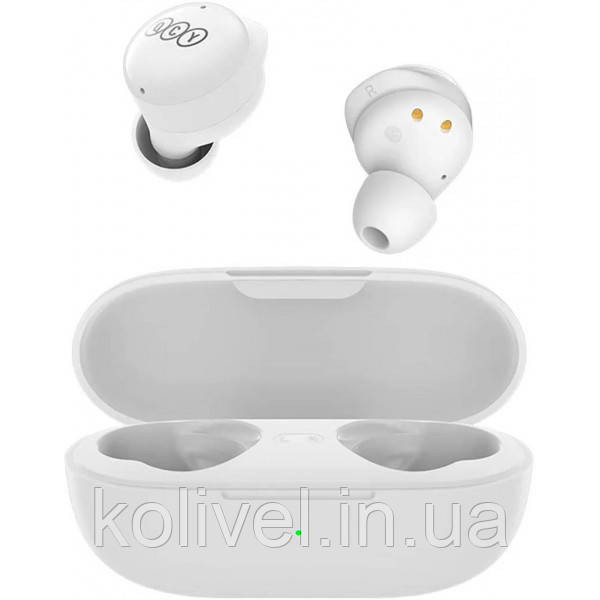 Навушники з мікрофоном Xiaomi TWS QCY T17 White (QCY T17 White_#) Київ - фото 1