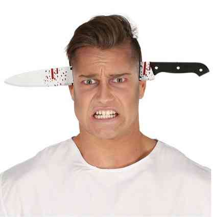 Обруч на Хэллоуин Нож one size разноцветный Киев