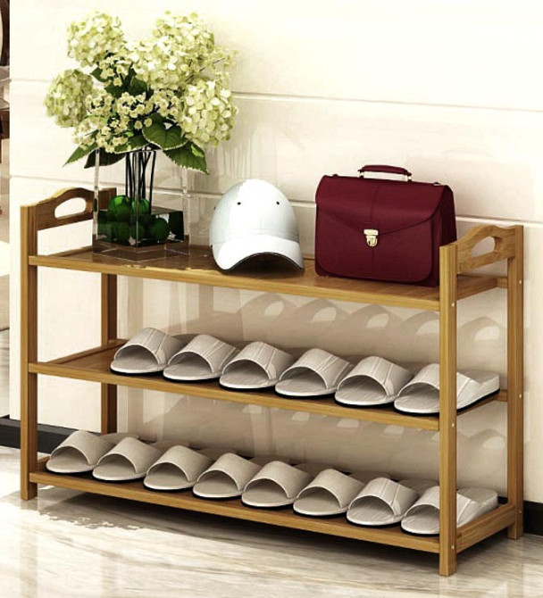 Полиця для взуття "Делемон 79х52" сієна Миколаїв - фото 1