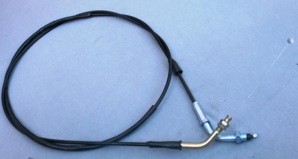 Трос газа 4T GY6 50 (гайка-пластинка) (2010mm, уп.1шт) Мукачево - изображение 1