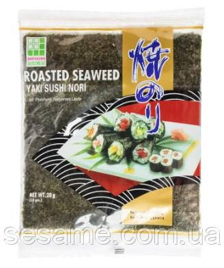 Водоросли нори сушеные Gold Jhfoods 10 листов 28 грамм (Китай) Харьков - изображение 1