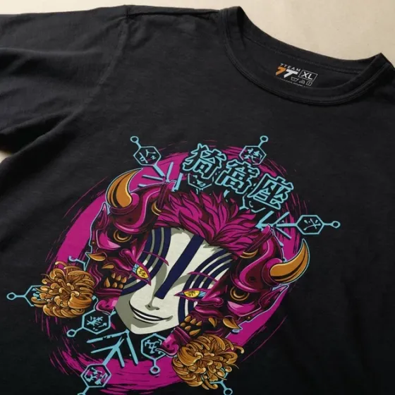 Футболка чоловіча з  принтом Клинок, рассекающий демонов Аказа Розмір 48 Anime0139 Дніпро