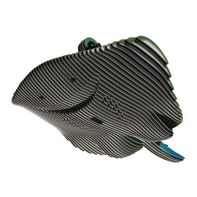 Пазл Eugy 3D Зоопарк Скат (XEG-102) Вінниця - фото 2