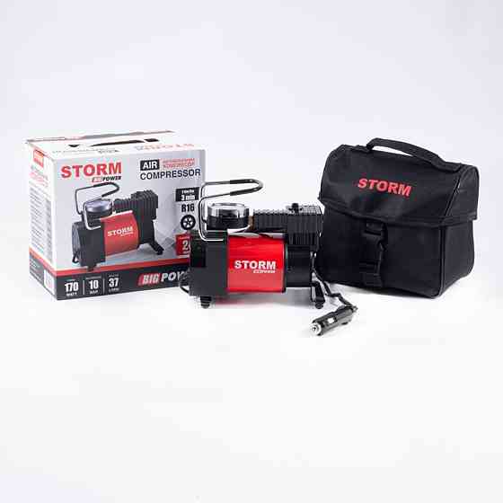 Компресор автомобільний Storm Big Power 10 Атм 37 л/хв 170 Вт Київ